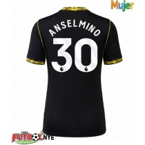 Camiseta Chelsea Aaron Anselmino #30 Visitante Equipación para mujer 2026-27 manga corta